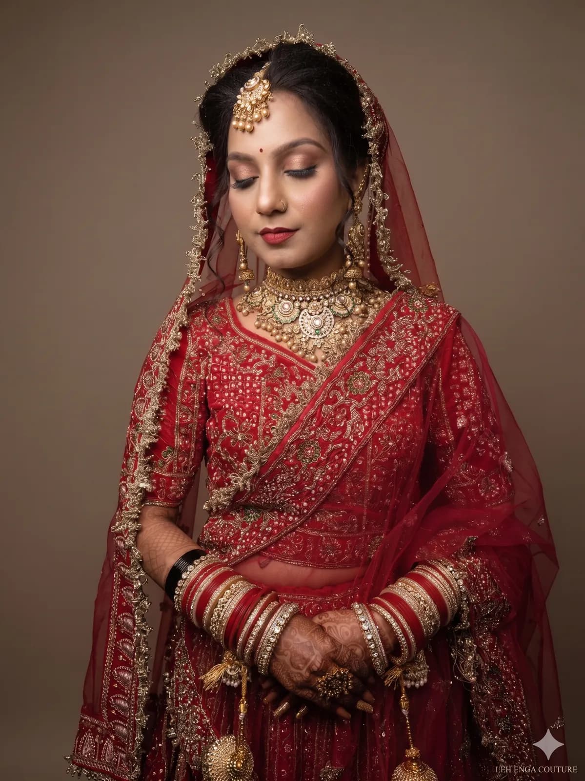 Bridal lehenga rental Lahar Madhya Pradesh — Ankit Sahni Makeover
